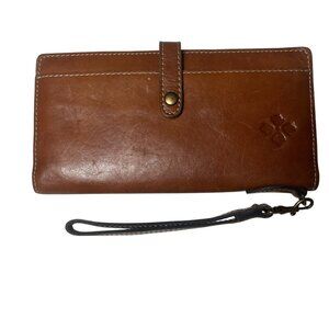 Patricia Nash Cognac Bi-fold Wallet Wristlet